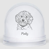 Cockapoo chien de Noël personnalisé (Avant)