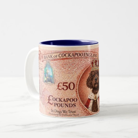 Cockapoo Coffee Funny Dog Lover Gift Mug (Devant gauche)
