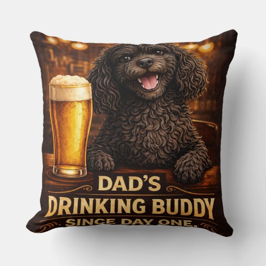 Cockapoo Dad Gift Cushion | Dad dog gift Kussen (Voorkant)