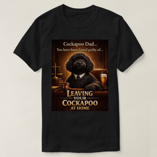 Cockapoo Dad Shirt | Funny Dog Pub Gift (Design voorkant)