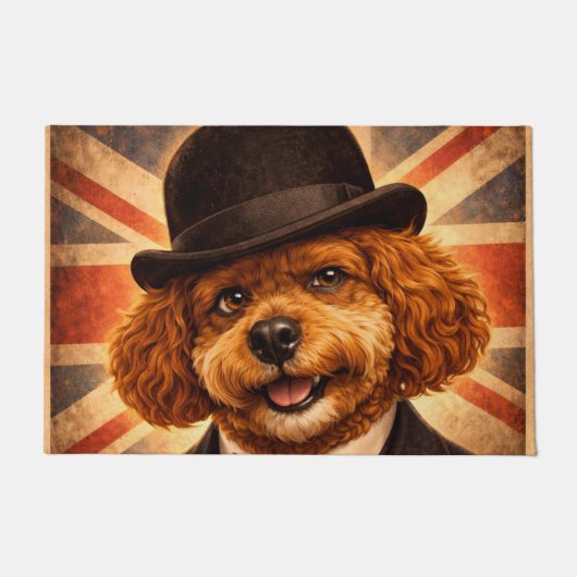 Cockapoo deurmat hondliefhebber welkomstmat (Voorkant)