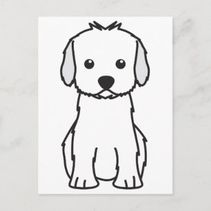 Cockapoo Dog Cartoon Briefkaart