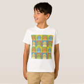 Cockapoo Dog Cartoon Pop-Art T-shirt (Voorkant volledig)