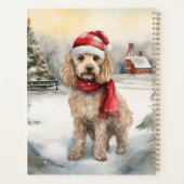 Cockapoo Dog in Snow Christmas (Dos)
