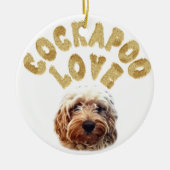 Cockapoo Dog Keramisch Ornament (Voorkant)
