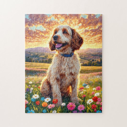 Cockapoo Dog Legpuzzel (Verticaal)