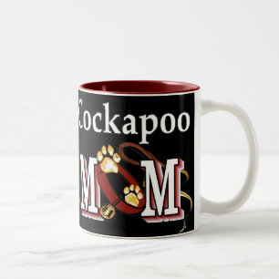 Cockapoo Dog Mam Gifts Tweekleurige Koffiemok