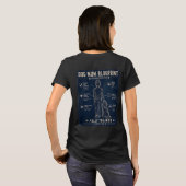 Cockapoo Dog Mum Blueprint T-Shirt (Dos entier)