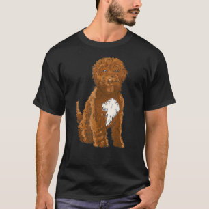 Cockapoo Dog Poodle Realistisch Cockapoo Animal Lo T-shirt