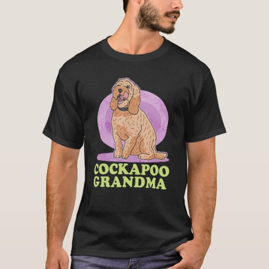 Cockapoo Grandma Spoodle Dog Owner Cockapoo T-shirt (Voorkant)