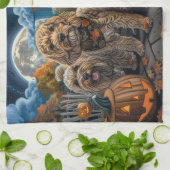 Cockapoo Halloween Griezelig Theedoek (Gevouwen)