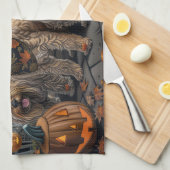 Cockapoo Halloween Griezelig Theedoek (Quarter Fold)