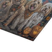 Cockapoo Halloween Spooky Snijplank (Hoek)