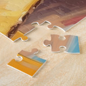 Cockapoo-hond Kerstcadeau Doos Verrassing Legpuzzel (Zijkant)