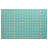 cockapoo honden turquoise stof (Yard (91,4 cm))