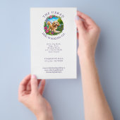 Cockapoo-hondenloper Aangepaste Promotie Flyer (Hand)