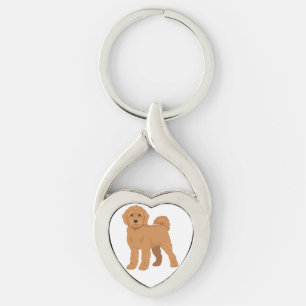 Cockapoo hondenmix sleutelhanger
