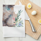 Cockapoo Hondenmoeder Bloemen Theedoek (Quarter Fold)