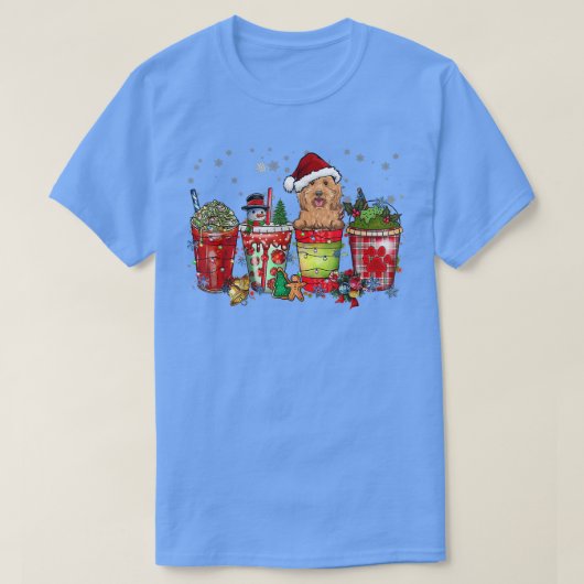 Cockapoo Iced Latte Snowmen Sweets Snow Kerstmis T-shirt (Design voorkant)