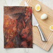 Cockapoo in de herfst laat Herfst inspireren Theedoek (Quarter Fold)