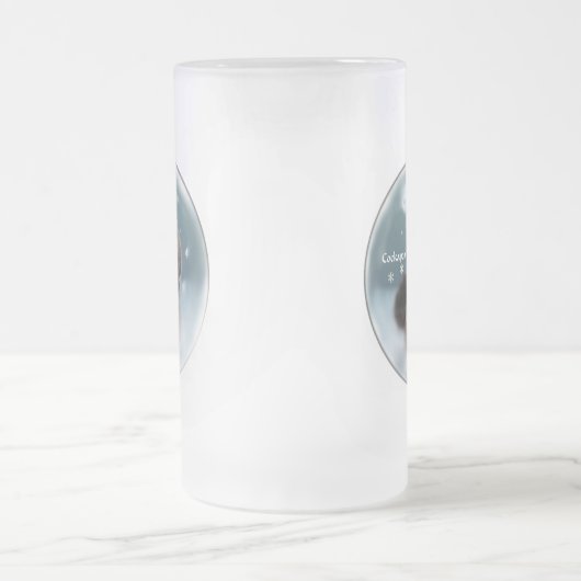 Cockapoo-kerstcadeaus Matglas Bierpul (Center)