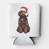 Cockapoo Kerstmis Blikjeskoeler (Voorkant)