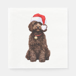 Cockapoo Kerstmis Servet