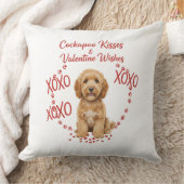 Cockapoo Kisses Valentine Wishes Dog Lover Kussen (Deken)