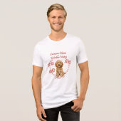 Cockapoo Kisses Valentine Wishes Dog Lover Tri-Blend Shirt (Voorkant volledig)