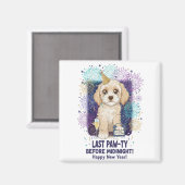 Cockapoo Last Paw-ty 2026! Happy New Year Magneet (Voorkant / Achterkant)