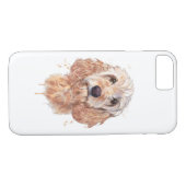 Cockapoo leuke hondentelefooncel. Geweldig cadeau  Case-Mate iPhone Case (Achterkant (Horizontaal))
