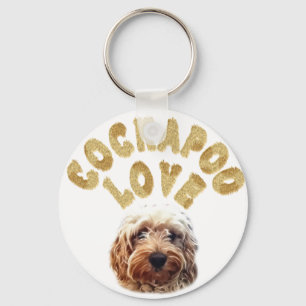 Cockapoo-liefde Sleutelhanger