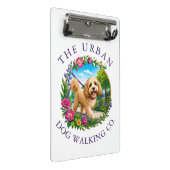 Cockapoo Logo Hondenuitlater Trainer Mini Klembord (Schuin)