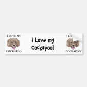 Cockapoo Love Bumpersticker (Voorkant)