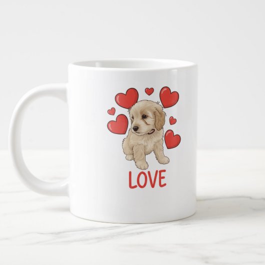 Cockapoo Love Extra Grote Beker (Links)