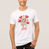 Cockapoo Love Tri-Blend Shirt (Voorkant)
