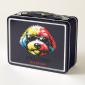 Cockapoo Lunchbox Colourful Dog Gift (Achterkant)