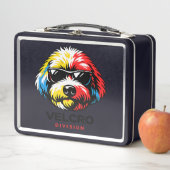 Cockapoo Lunchbox Colourful Dog Gift (In situ)