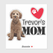 Cockapoo mam Personalized Sticker (Vel)