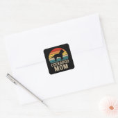 Cockapoo Mam Vierkante Sticker (Envelop)