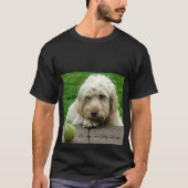 Cockapoo met bal t-shirt (Voorkant)