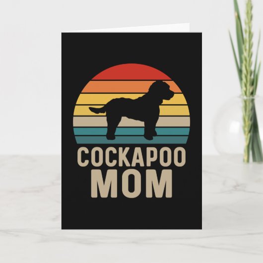 Cockapoo Moeder Kaart (Voorkant)