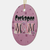 Cockapoo MOM Keramisch Ornament (Links)