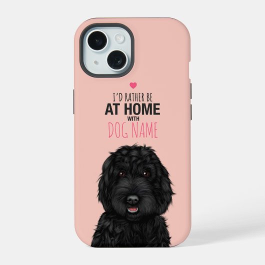 Cockapoo noir personnalisé (Verso)