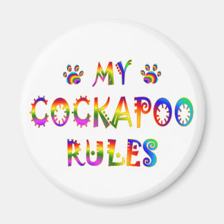 Cockapoo Rules Fun Magneet