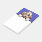 Cockapoo Schattige Stationery Puppy Hondenliefhebb Post-it® Notes (Schuin)