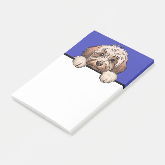 Cockapoo Schattige Stationery Puppy Hondenliefhebb Post-it® Notes (Schuin)