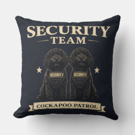 Cockapoo Security Team Gift cushion Kussen