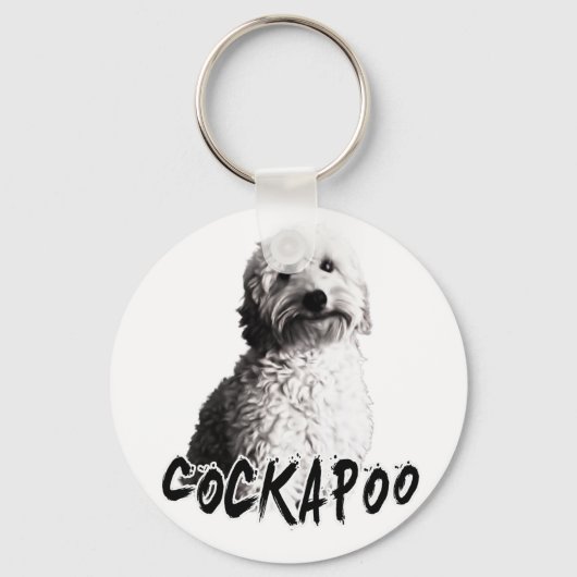 Cockapoo Sleutelhanger (Voorkant)