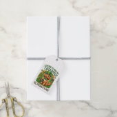 Cockapoo St. Patrick's Day GeluksHond Pot met Goud Cadeaulabel (Met Touw)